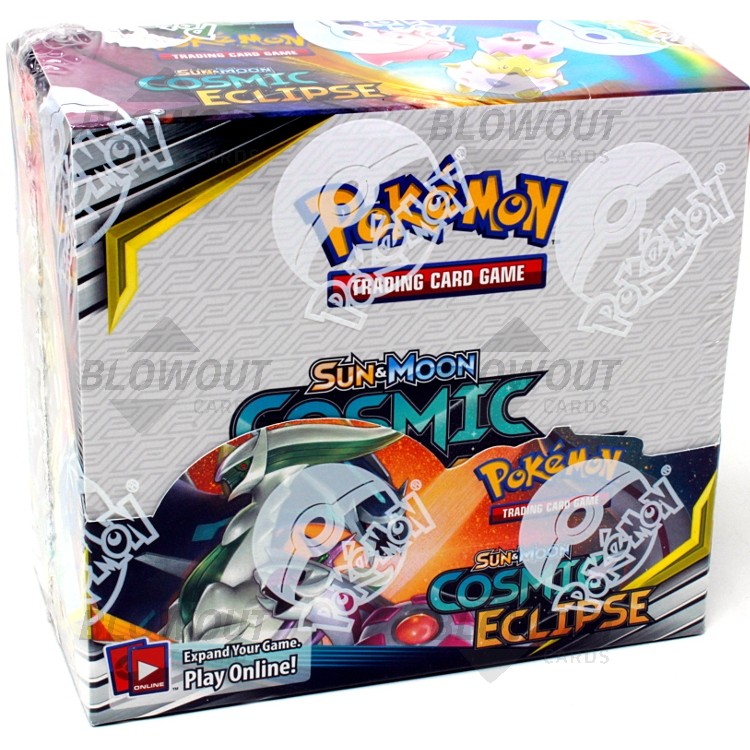 New x4 Pokemon Sun and Moon Cosmic Eclipse Booster Pack Art Set 