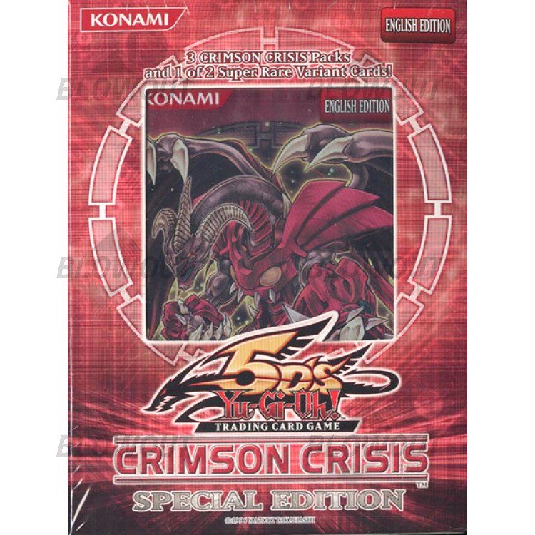 YuGiOh! Sealed Booster Packs YUGIOH CRIMSON CRISIS BOOSTER BOX