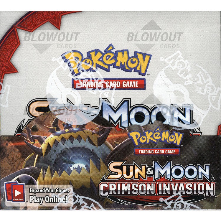 Pokemon Sun /& Moon Crimson Invasion Booster