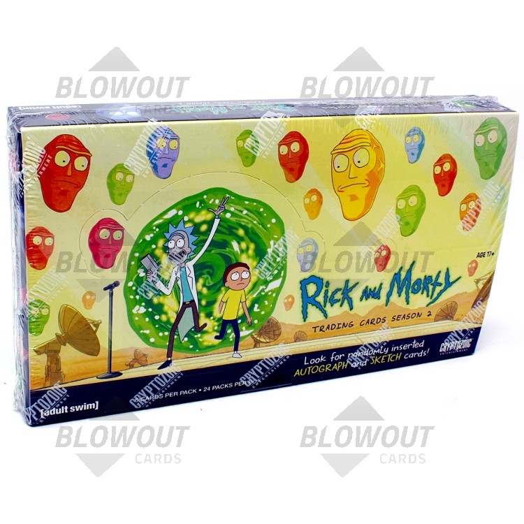 Rick Morty Season 2 Trading Cards Cryptozoic 12 Box Case