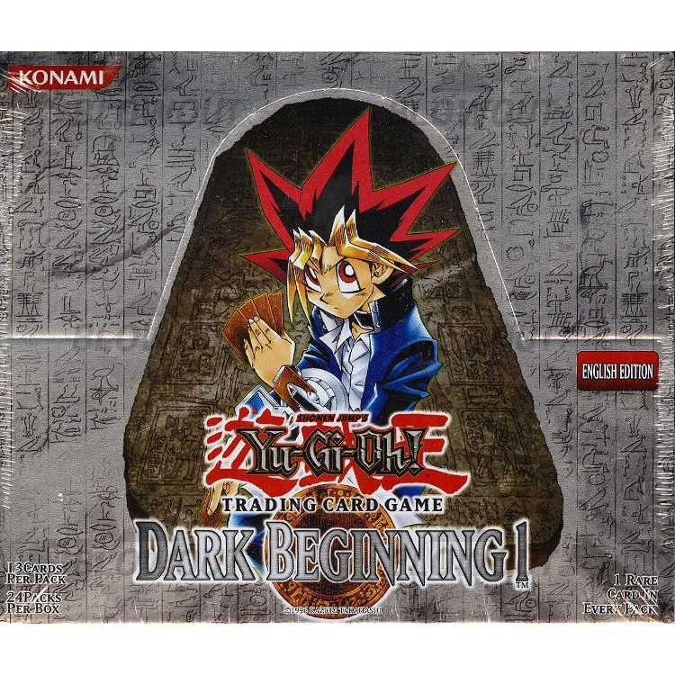 Yugioh Dark Beginning 1 Lot of 3 Sealed 13 Card Booster Packs Brand New English 
