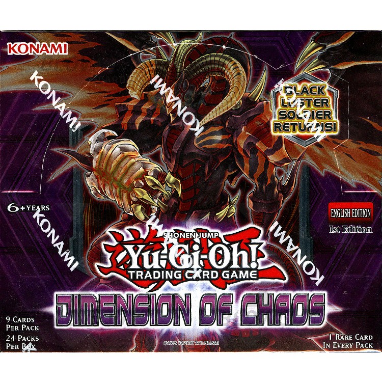 Yugioh Dimensions Of Chaos 1st Edition Booster Box