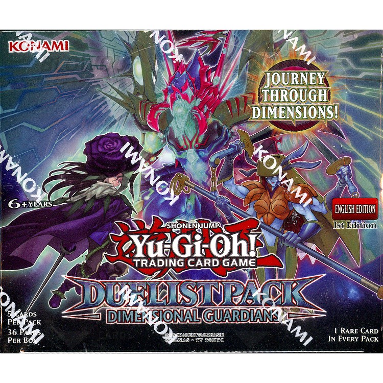 Yugioh Duelist Pack Dimensional Guardians Booster Box