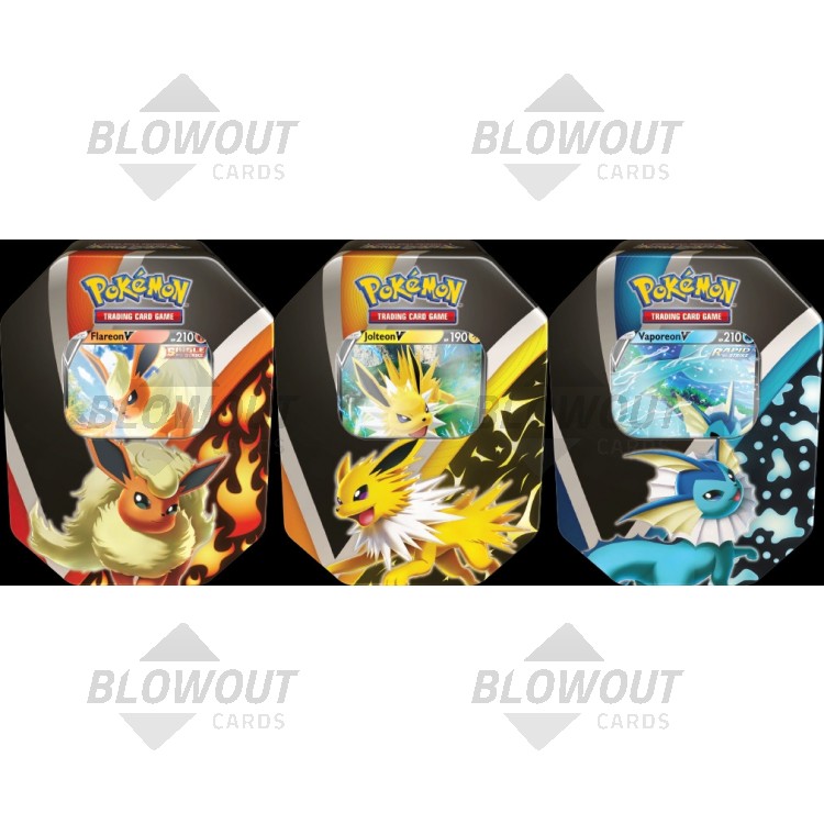 Pokemon Eevee Evolutions Tin 6-Box Case