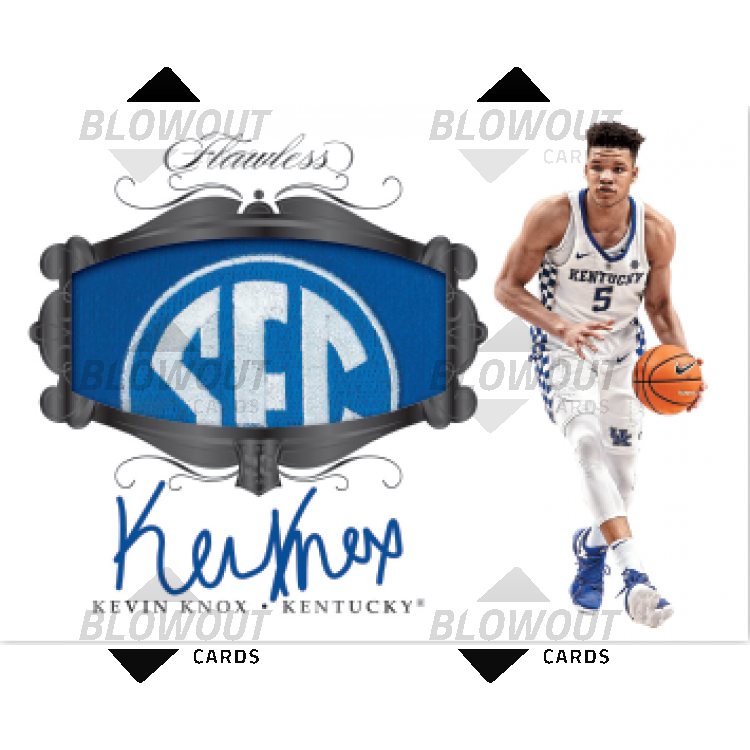 2018 19 Panini Flawless Collegiate Basketball Hobby 2 Box Case