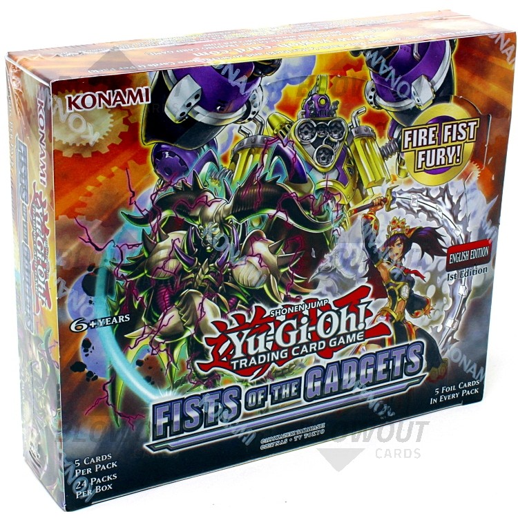 Yu-Gi-Oh Fist of The Gadgets Booster Box 24 Packs 