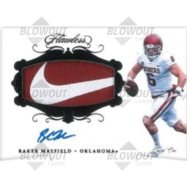 2018 Panini Flawless Collegiate Football Hobby 2 Box Case