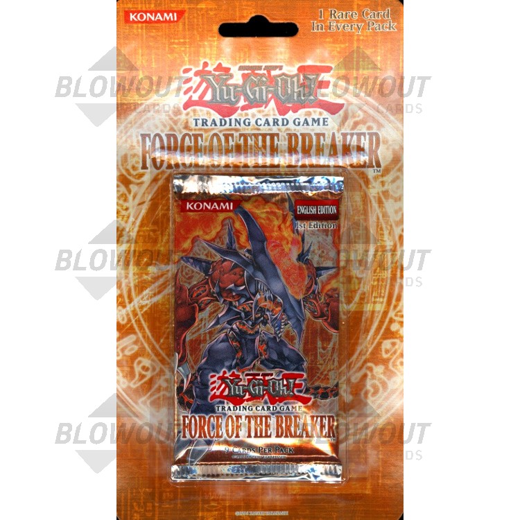 Yugioh Force of the Breaker Blister Box Yugioh Force of the Breaker Blister Box