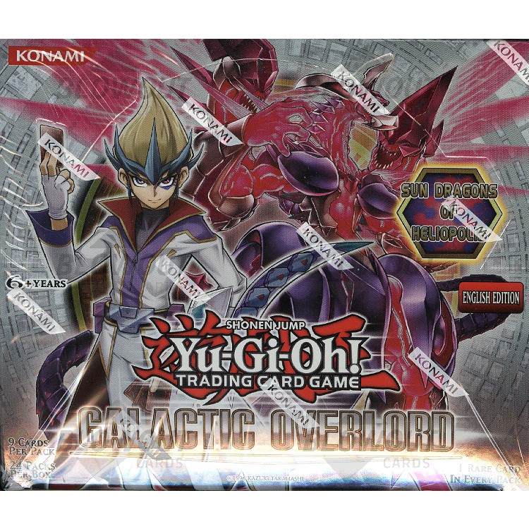 Yugioh Galactic Overlord Euro Edition Booster Box