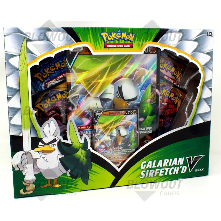 Pokemon TCG Galarian Sirfetch'd V Box 