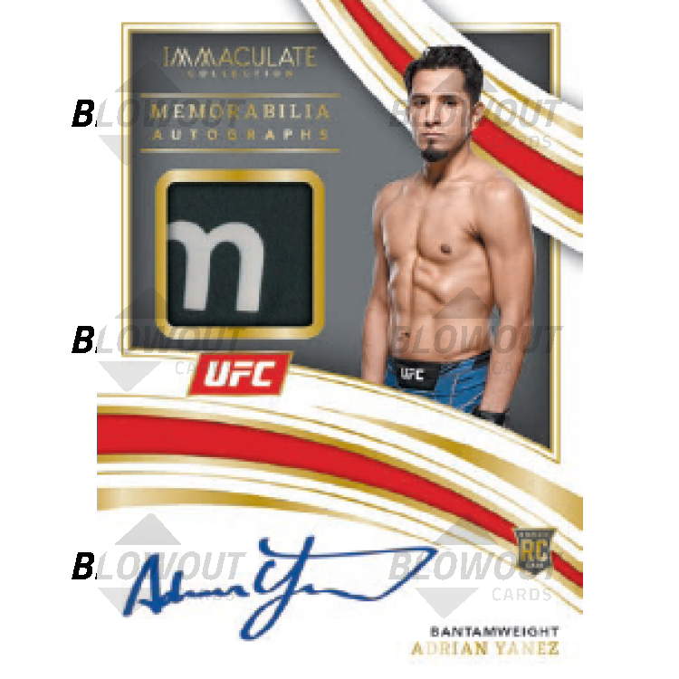 2022 Panini Immaculate UFC Hobby 5 Box Case