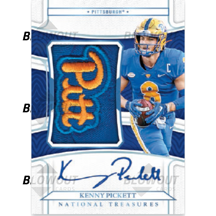 2022 Panini National Treasures Collegiate Football Hobby 4 Box Case