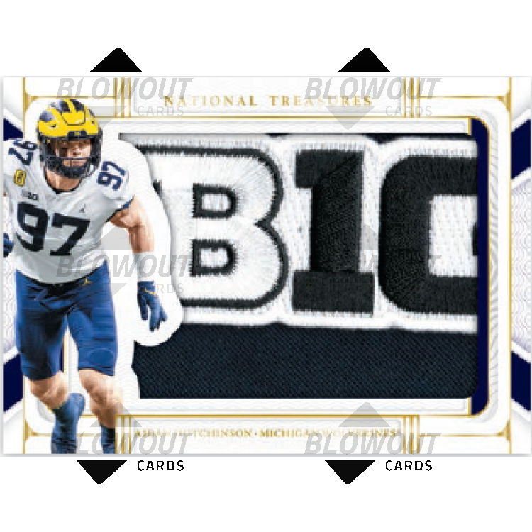 2022 Panini National Treasures Collegiate Football Hobby Box