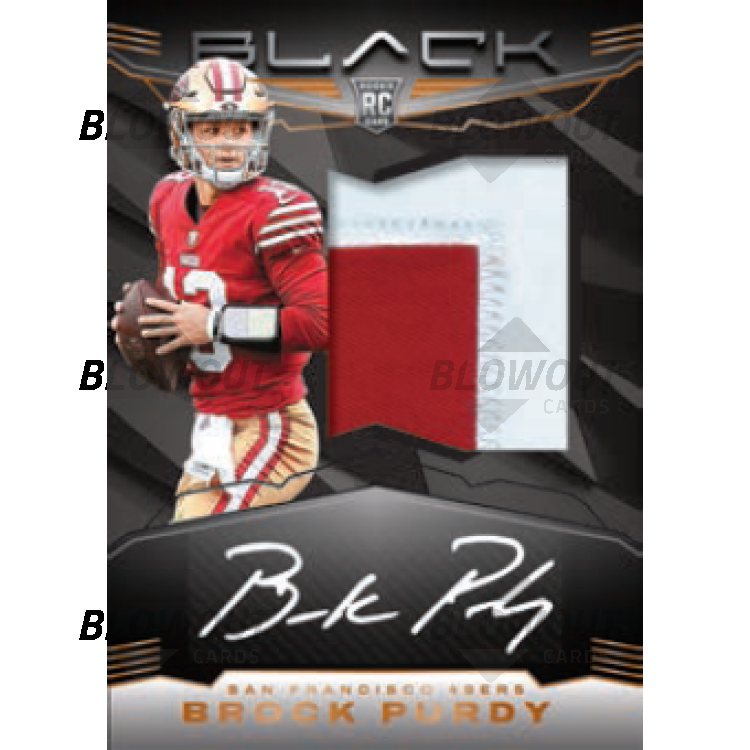 2023 Panini Black Football Hobby 12 Box Case