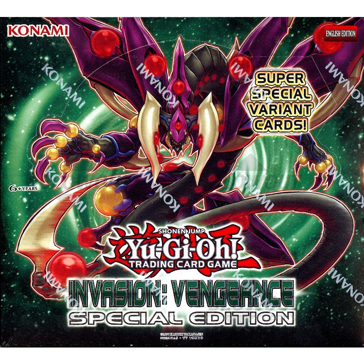 Yugioh Invasion Vengeance Special Edition 12 Box Case