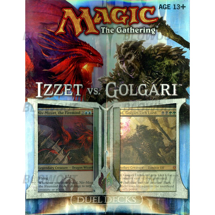 Magic the Gathering Duel Decks Izzet vs Golgari Deck