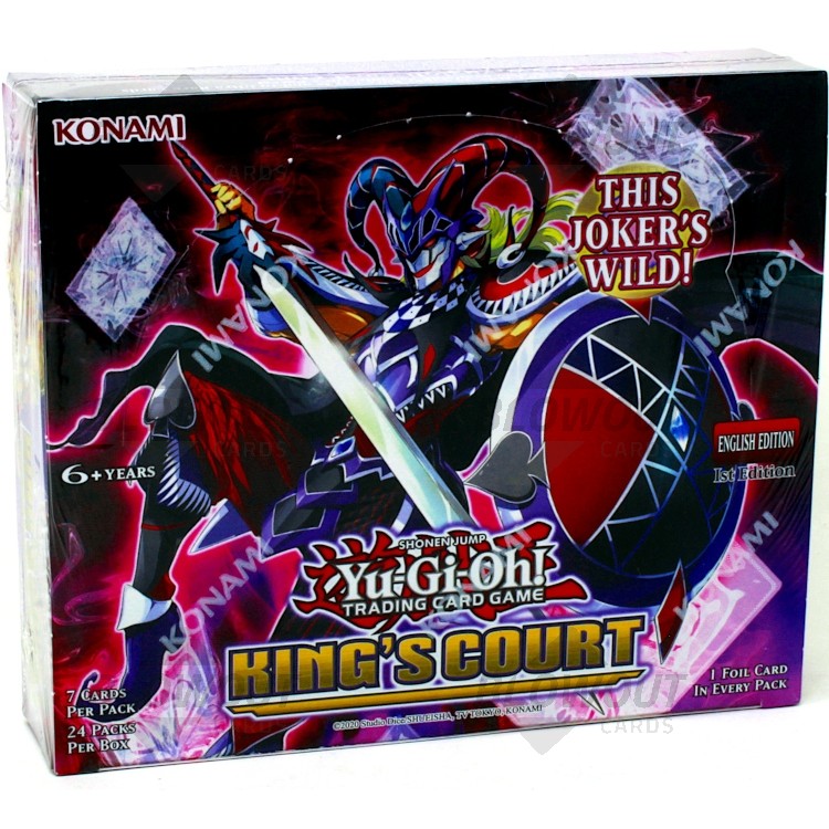 Auflage Englisch Yu-Gi-Oh King's Court Special Booster Display first edition 1