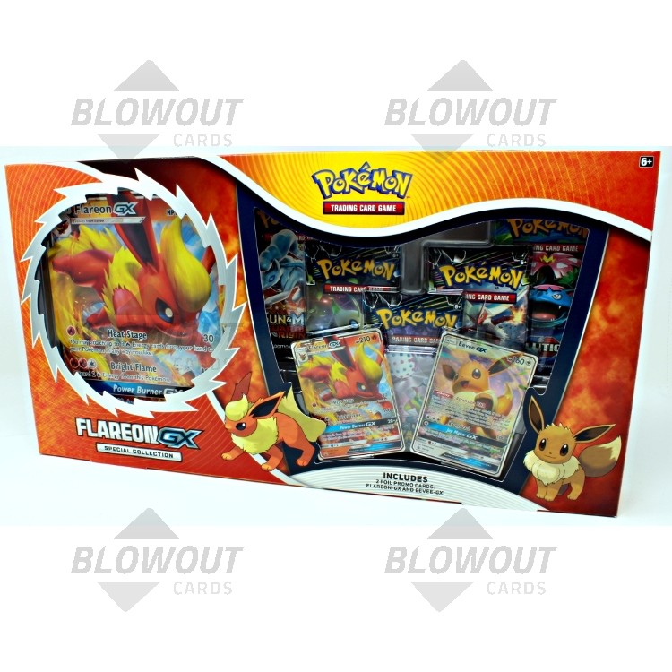 Pokemon Vaporeon Gx Jolteon Gx Flareon Gx Special Collection 12 Box Case