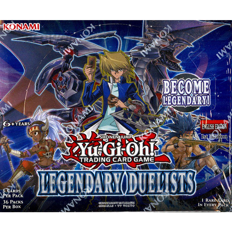 1st Edition YuGiOh Legendary Duelists Joey Booster Pack LEDU 