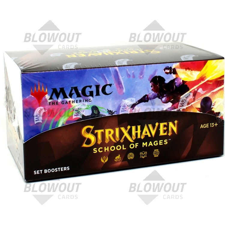 Magic the Gathering Zendikar RisingMagic the Gathering Strixhaven: School  of Mages Set Booster Box