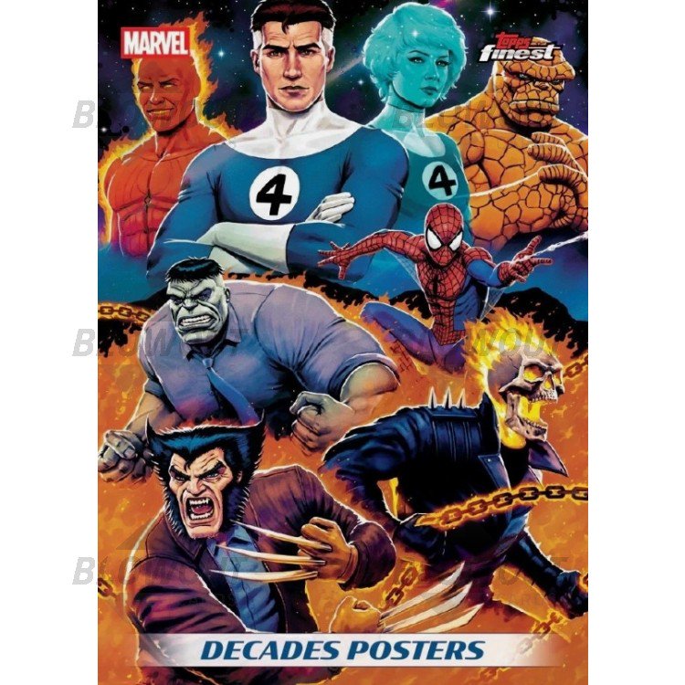 2026 Topps Marvel Finest The Fantastic Four 65th Anniversary Hobby Box