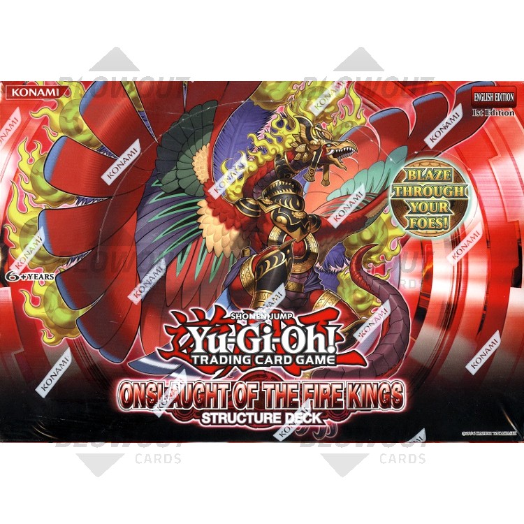 Yugioh Onslaught of the Fire Kings Structure Deck 12 Box Case