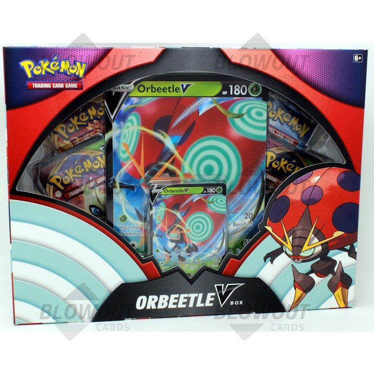 Pokemon Orbeetle V 6 Box Case