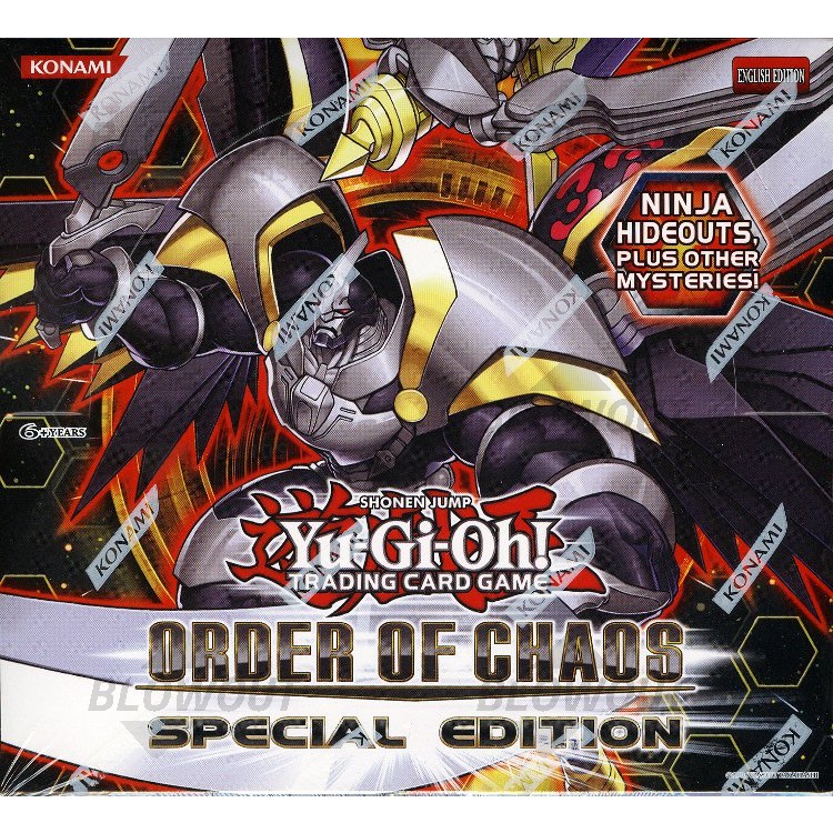 YuGiOh Order of Chaos SE Special Edition Pack 3 Booster Packs 1 Random Promo Card Konami 889205