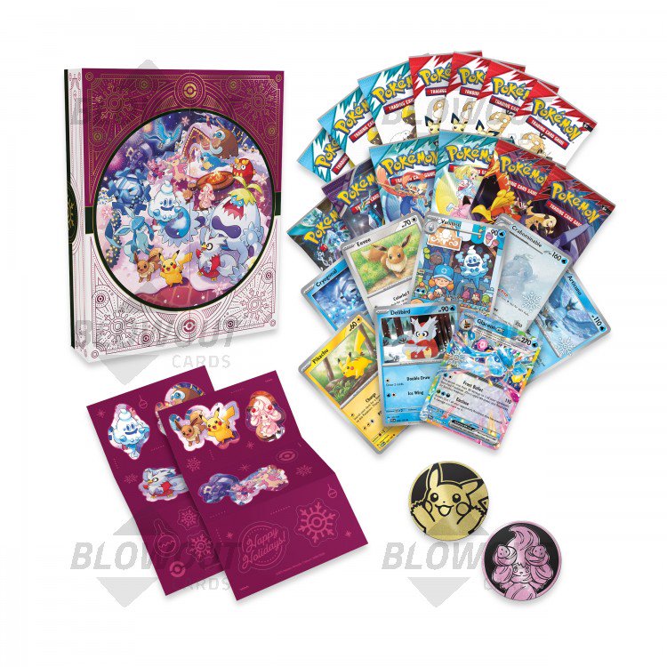 Pokemon 2025 Holiday Calendar Box 6 Box Case