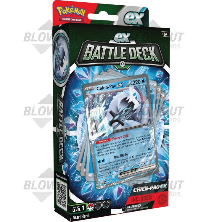 Pokemon EX Battle Deck ChienPao EX & Tinkaton EX Deck 4 Box Case