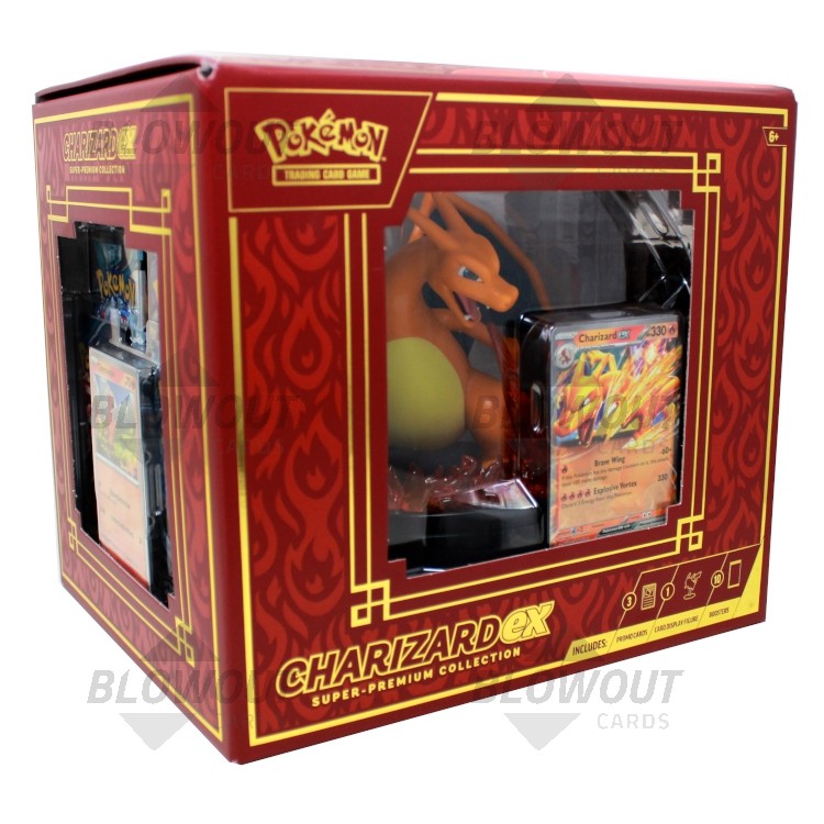 Pokemon Charizard EX Super Premium Collection 4 Box Case