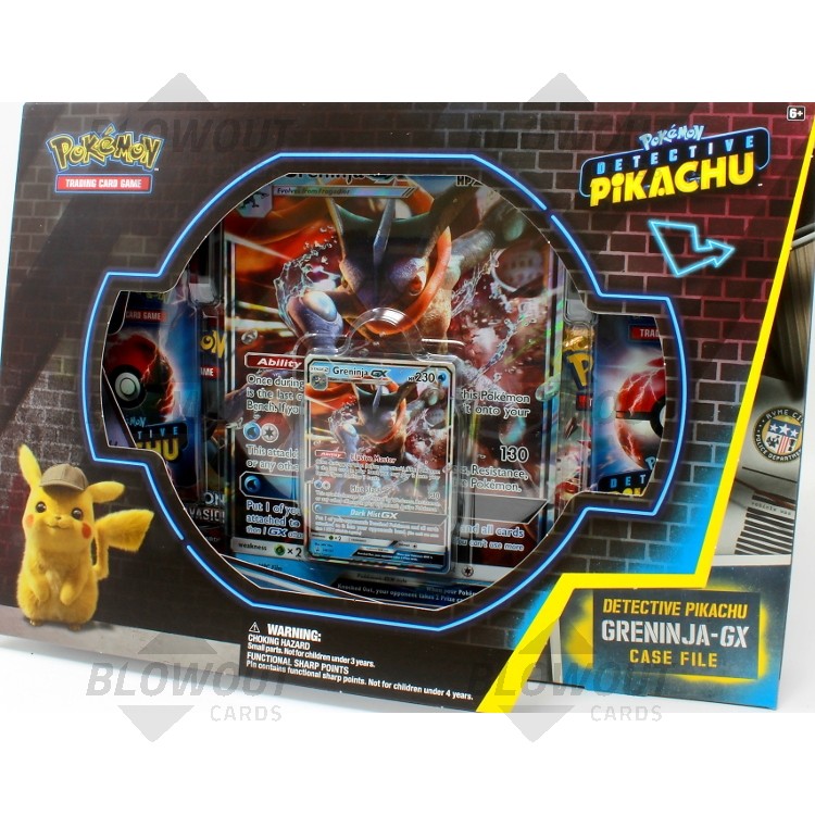 Pokemon Detective Pikachu Greninja Gx Case File Box