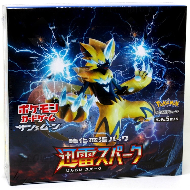 Pokemon Sun Moon Thunderclap Spark Booster Box Japanese