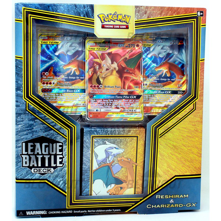 Pokemon League Battle Decks Pikachu & Zekrom Reshiram & Charizard 