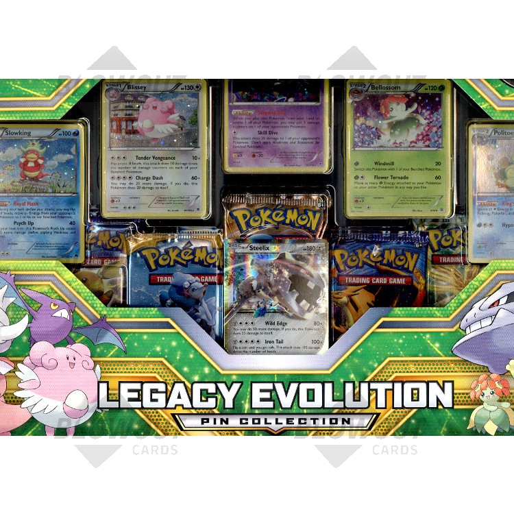 Pokemon Legacy Evolution Pin Collection 12 Box Case
