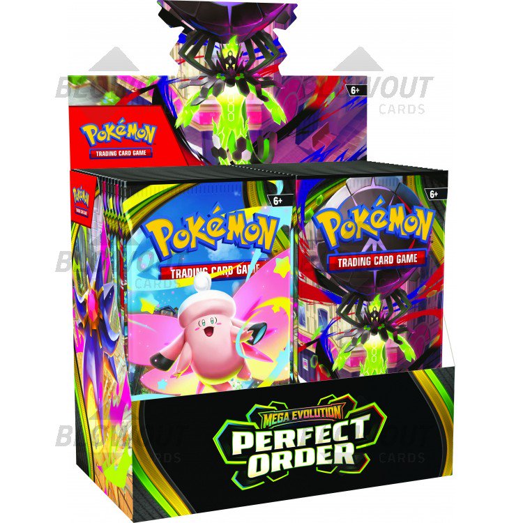 Pokemon Mega Evolution Perfect Order Booster Box Pokemon Mega Evolution Perfect Order Booster Box