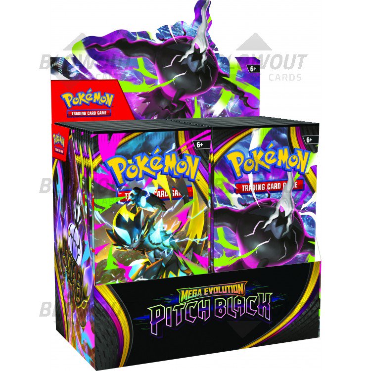 Pokemon Mega Evolution Pitch Black Booster Box