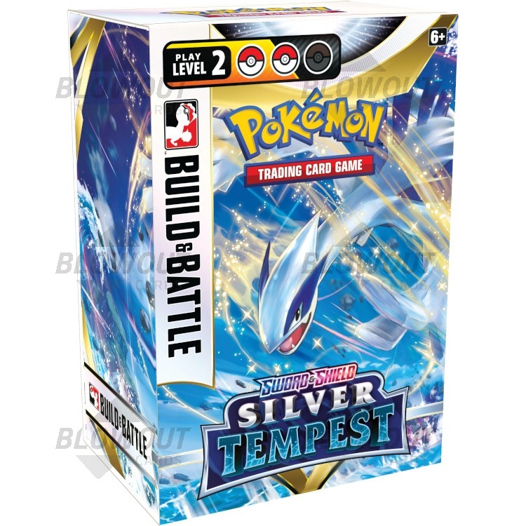 Pokemon Sword & Shield Silver Tempest Build & Battle Deck Box