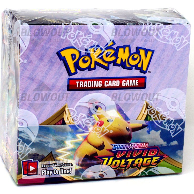 Pokemon Sword Shield Vivid Voltage Booster 6 Box Case