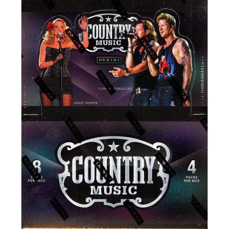 Panini Country Music Hobby Trading Cards 20 Box Case