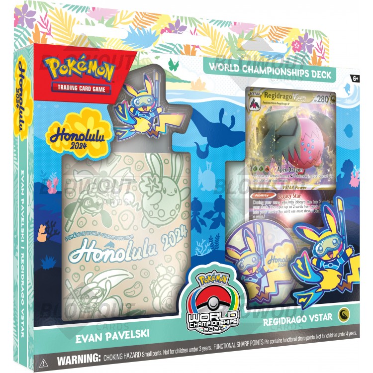 2024 Pokemon TCG World Championship Deck 6 Box Case