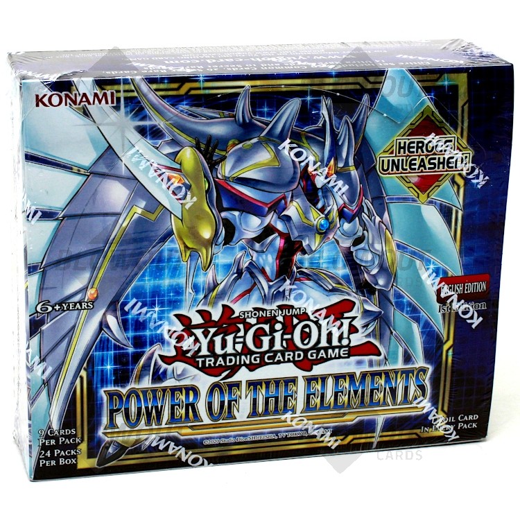 Yugioh Power of the Elements Booster Box
