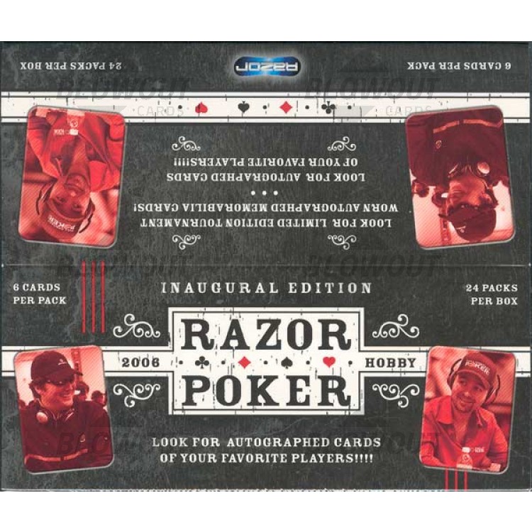 2006 Razor Poker Trading Card Box