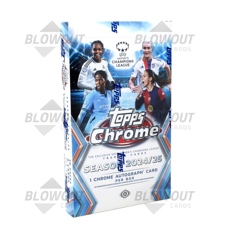 2024/25 Topps UEFA Women's Champions League Chrome Soccer Hobby Box
