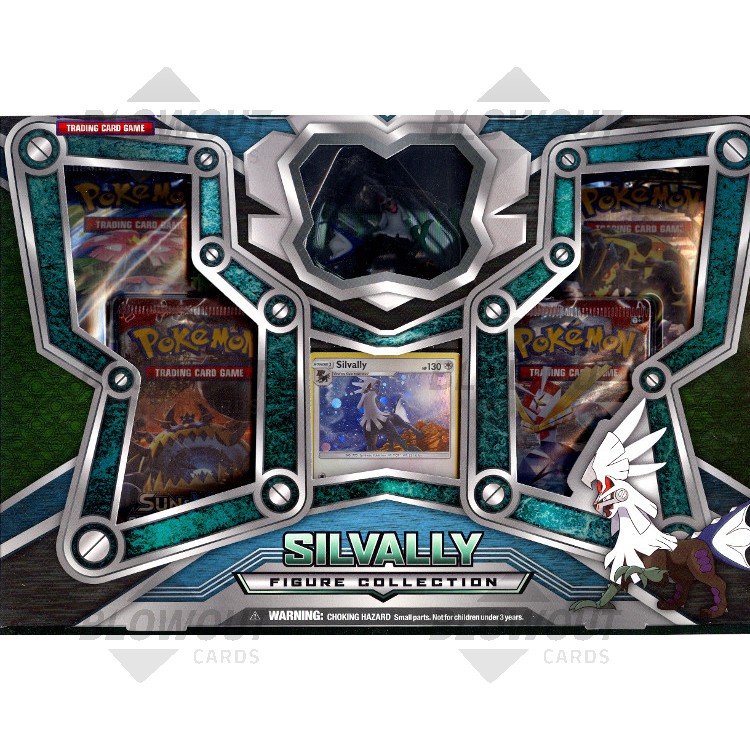 Pokemon Silvally Figure Collection 12 Box Case