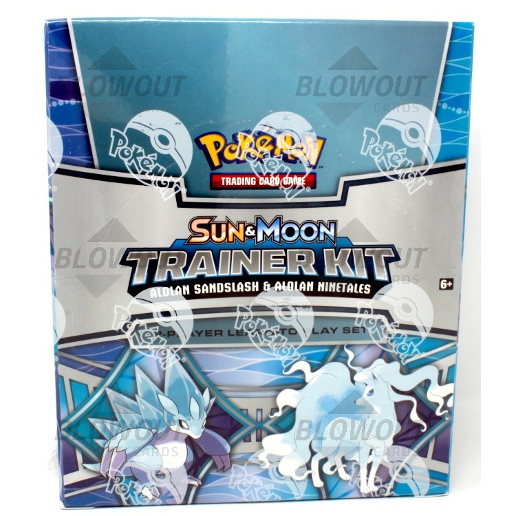 Pokemon Sun Moon Trainer Kit Alolan Sandslash And Alolan Ninetales 6 Box Case