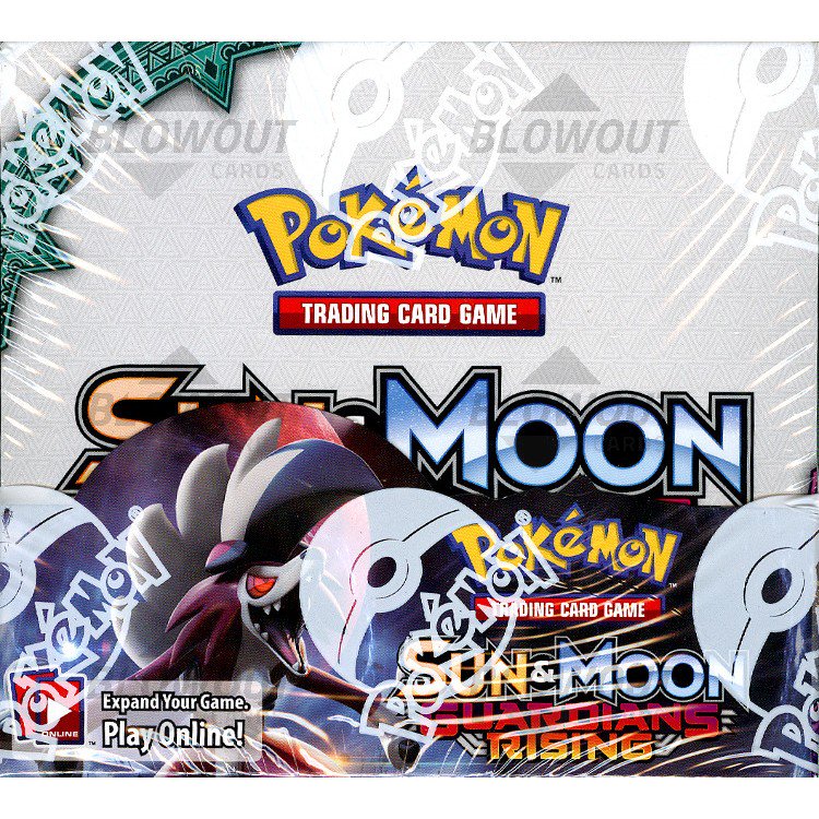 Pokemon Sun Moon Guardians Rising Booster 6 Box Case