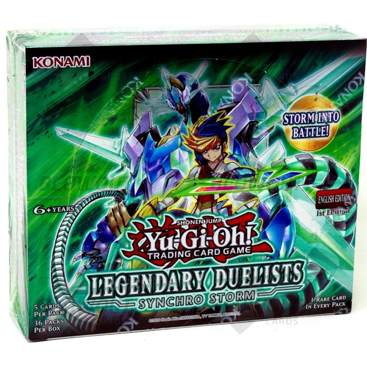 Synchro Storm Factory Sealed Box Presale 10/29 Yugioh Legendary Duelists 