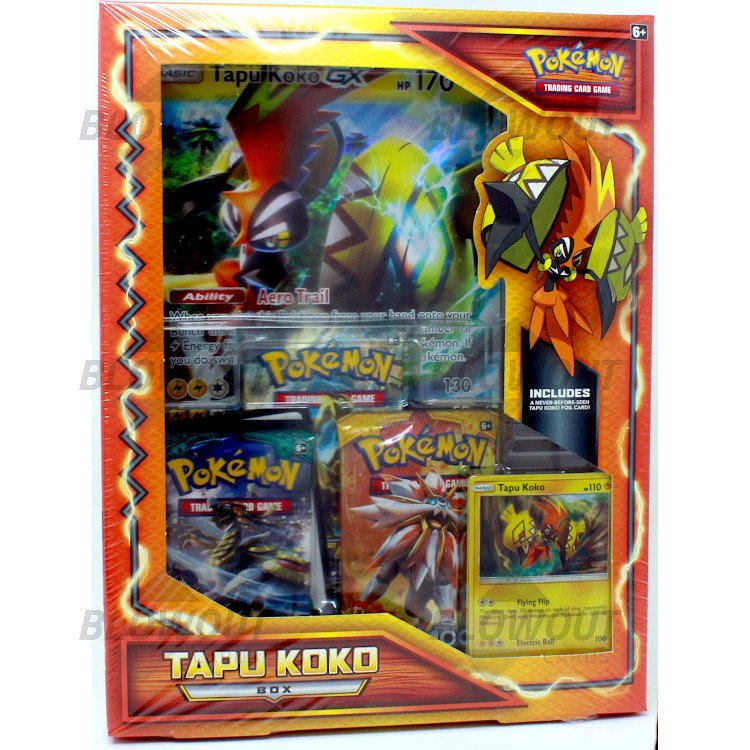 Tapu Koko Figure Collection Box Code