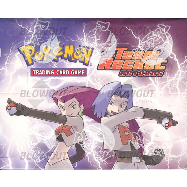Pokemon EX Team Rocket Returns Theme Deck 6 Box Case